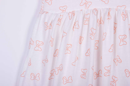 Peachy Minnie Mouse Bows Dress