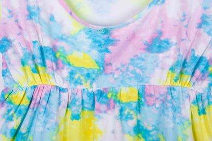 Pastel Tie Dye Bermuda Pants