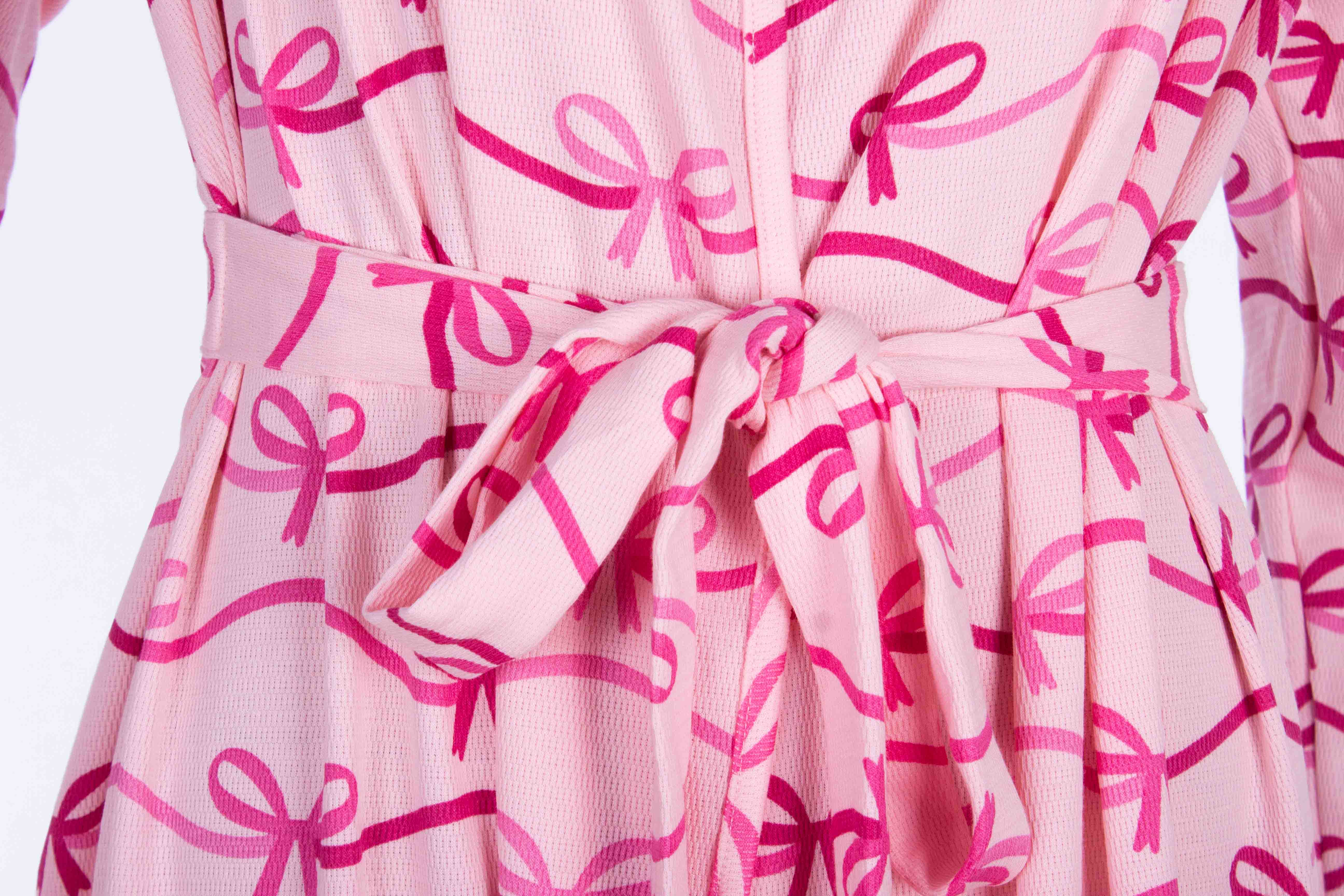 Candy Pink Ribbon Robe