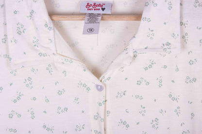 Soft Cotton Green Florals
