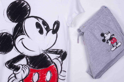 Sketched Mickey Shorts