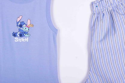Summer Blue Stitch Shorts