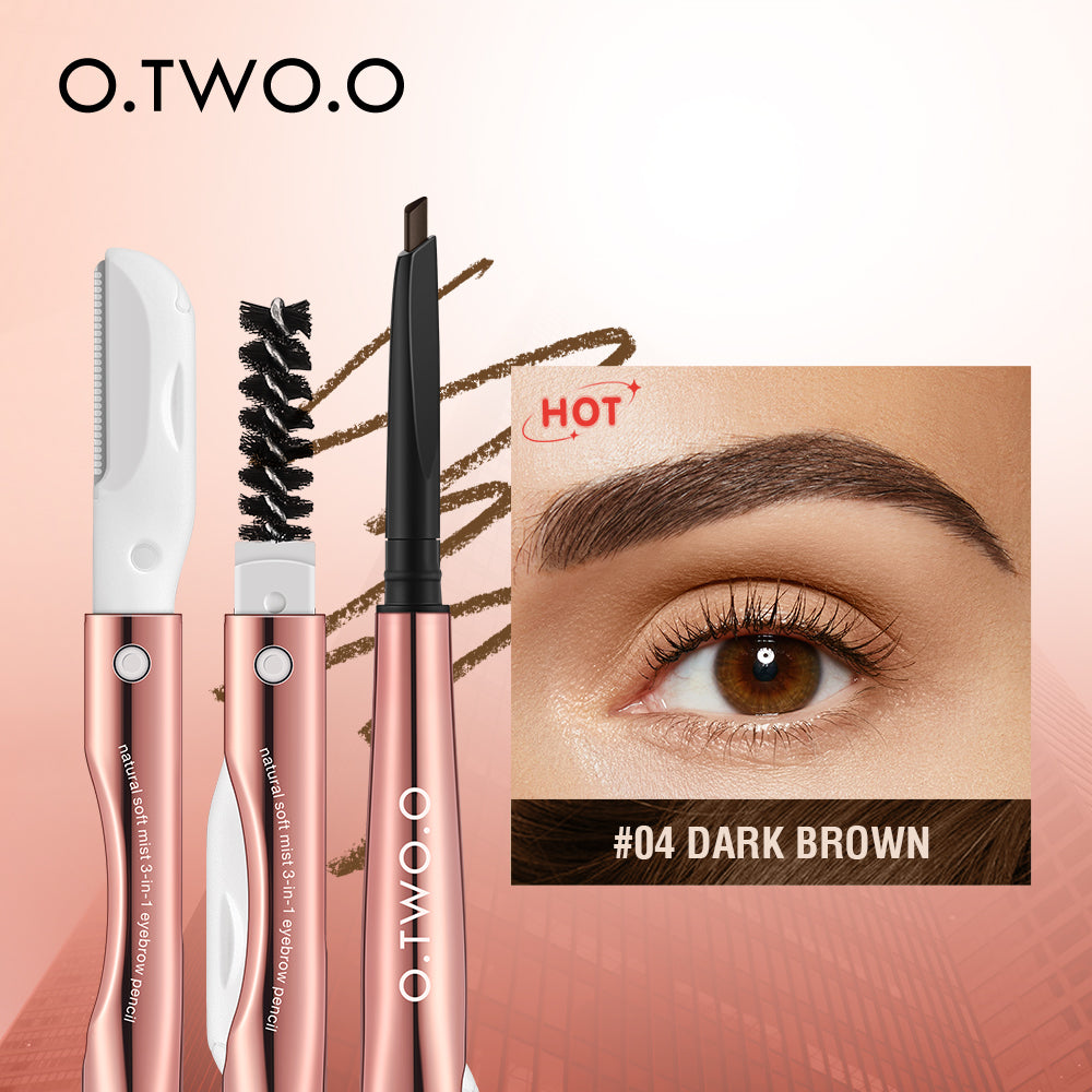 O.TWO.O Natural Soft 3in1 Eyebrow Pencil