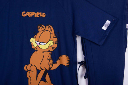 Navy Garfield Unbothered