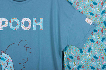 Aqua Floral Pooh