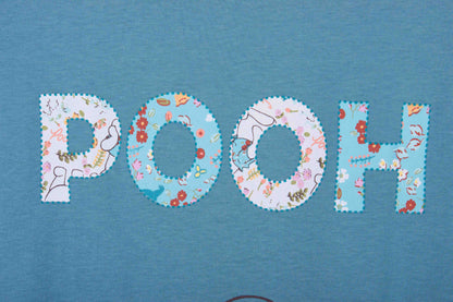 Aqua Floral Pooh