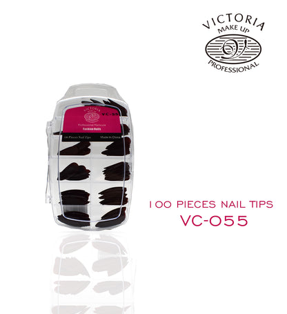 VICTORIA Nails 100Pcs Colouring { PS Case }
