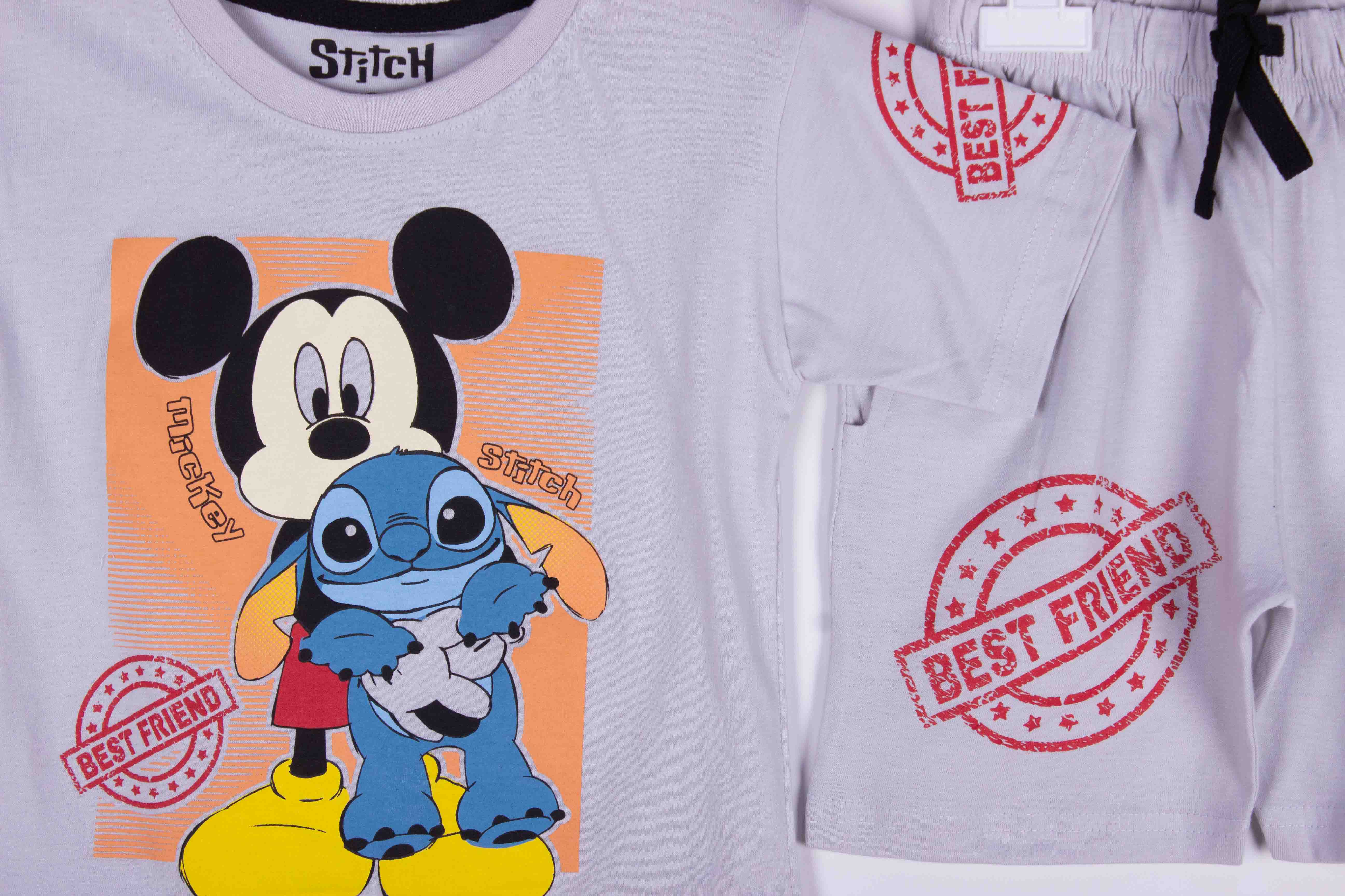 Cute Mickey and Stitch