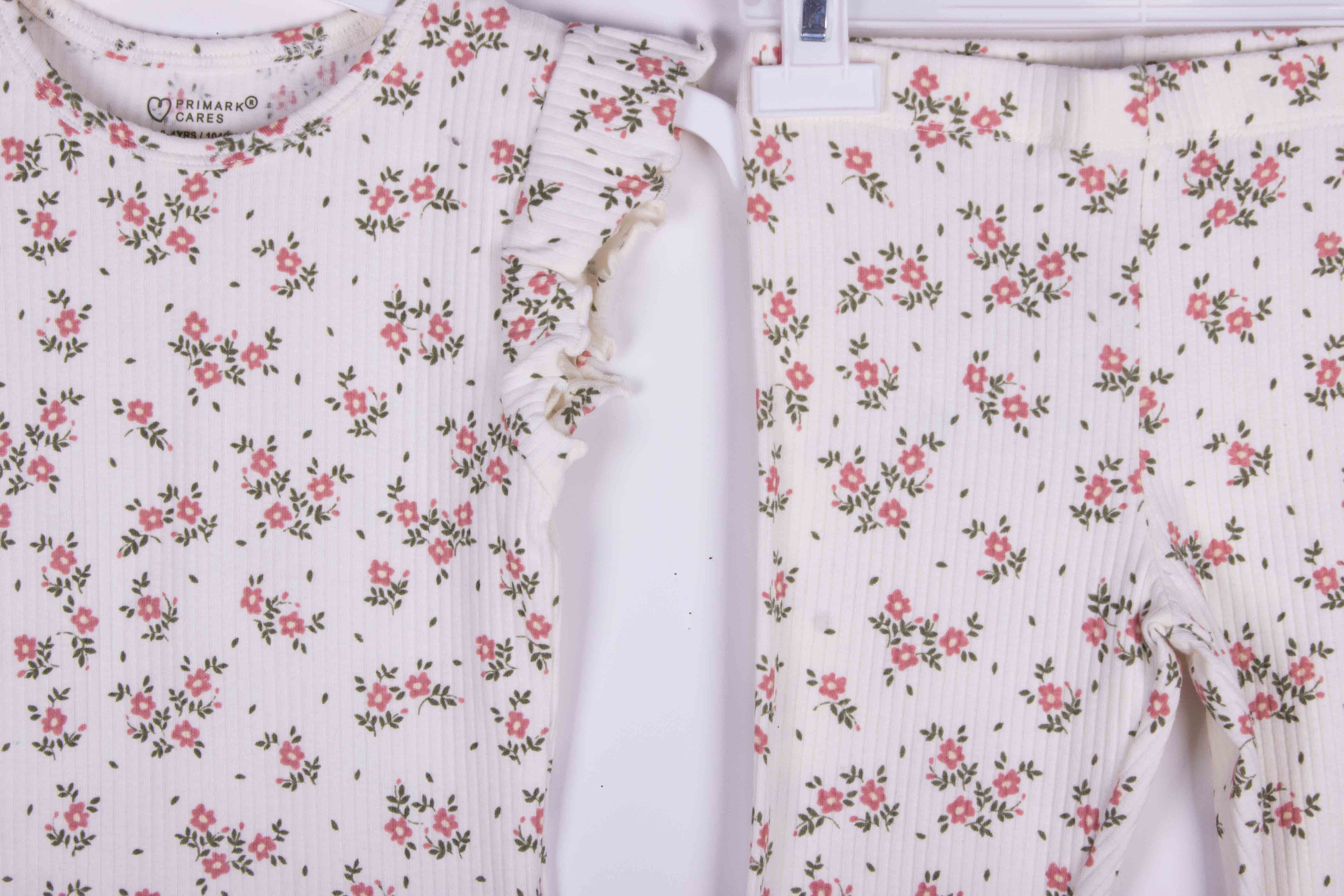 Ruffled Sleeve Cute Floral
