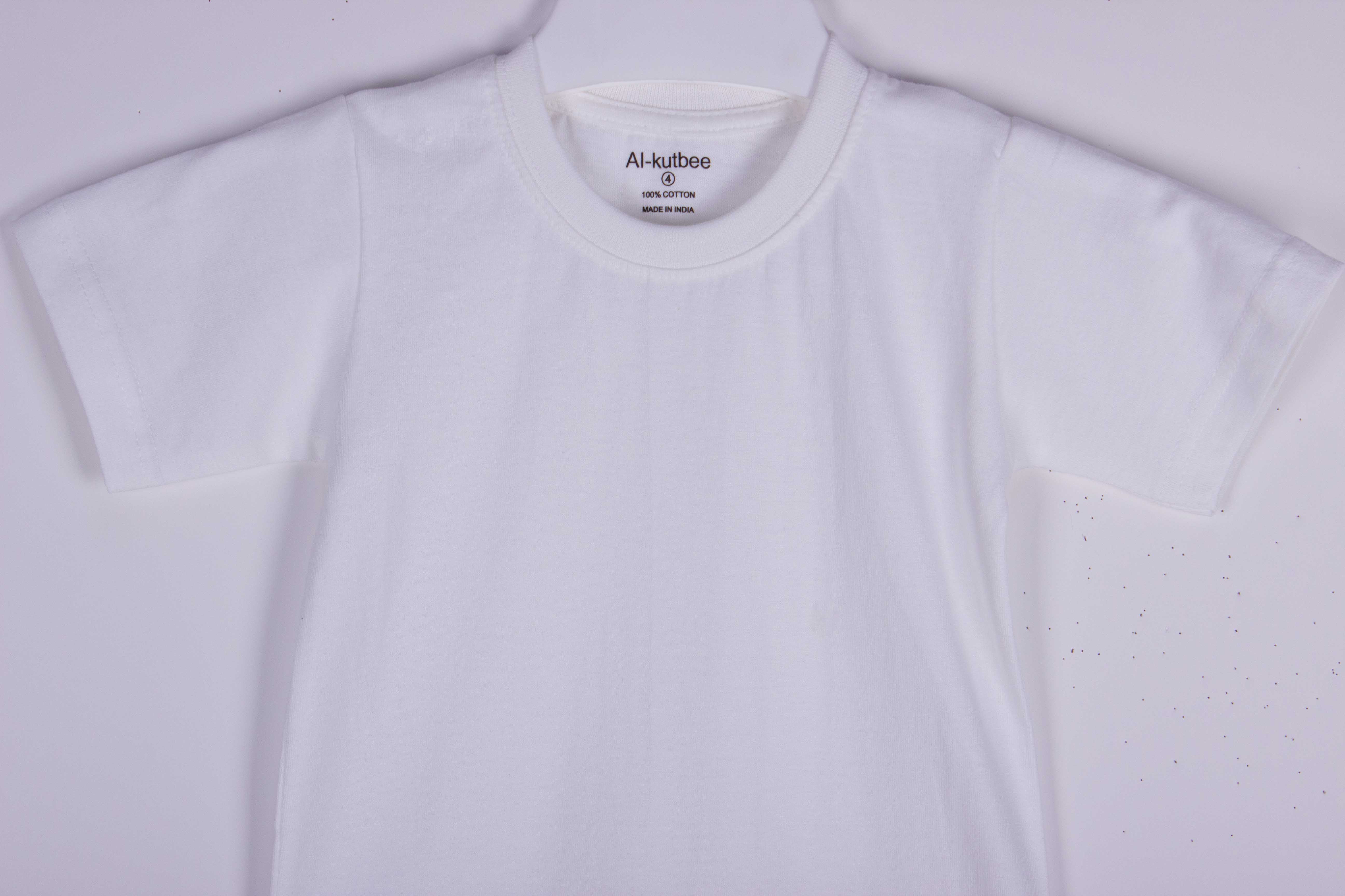 Plain White Cotton T-Shirt