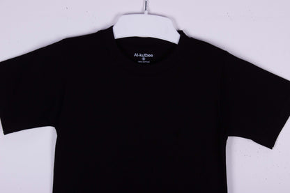 Plain Black Cotton T-Shirt