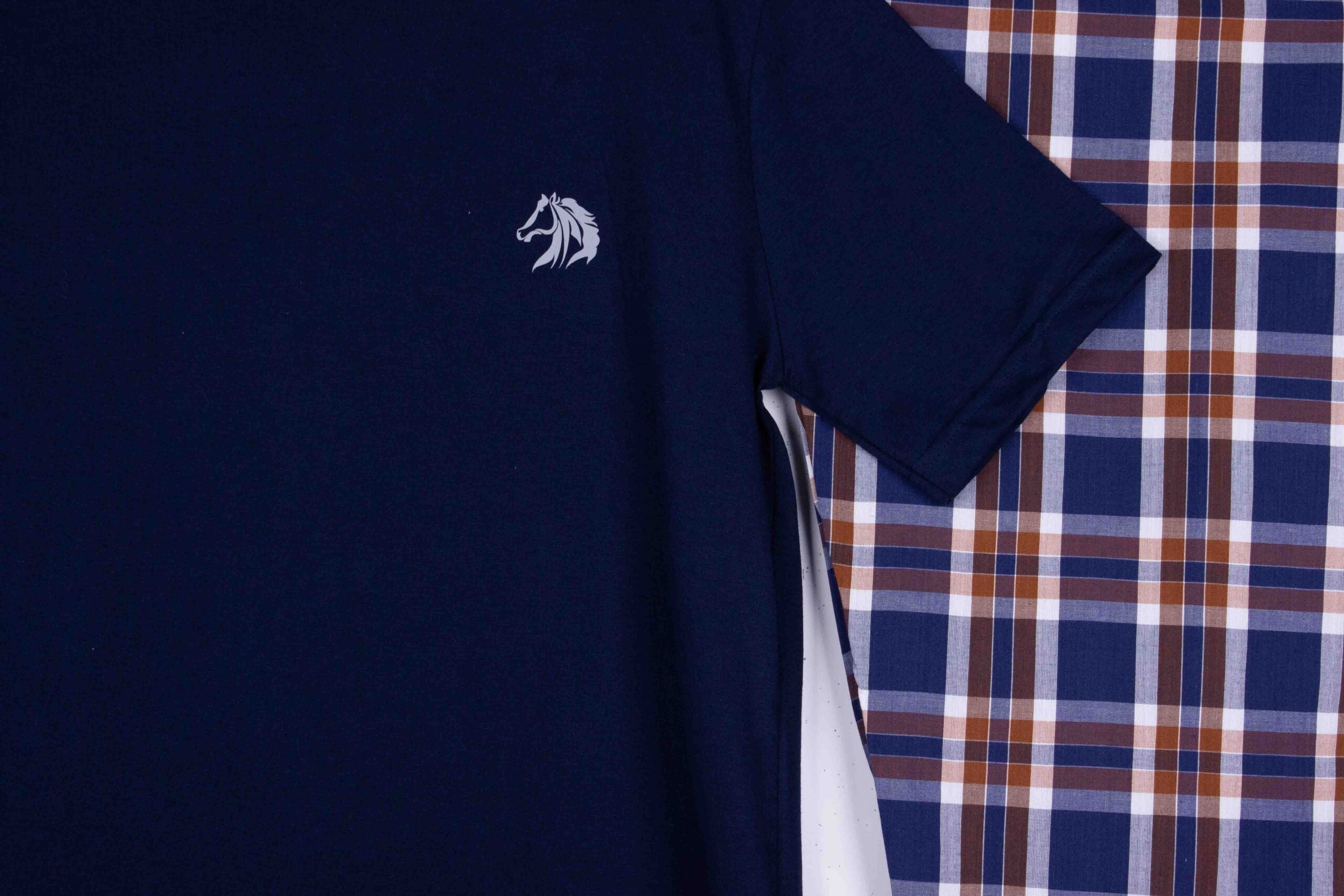 Navy Blue + Blue Windowpane Check (Match with Dads)