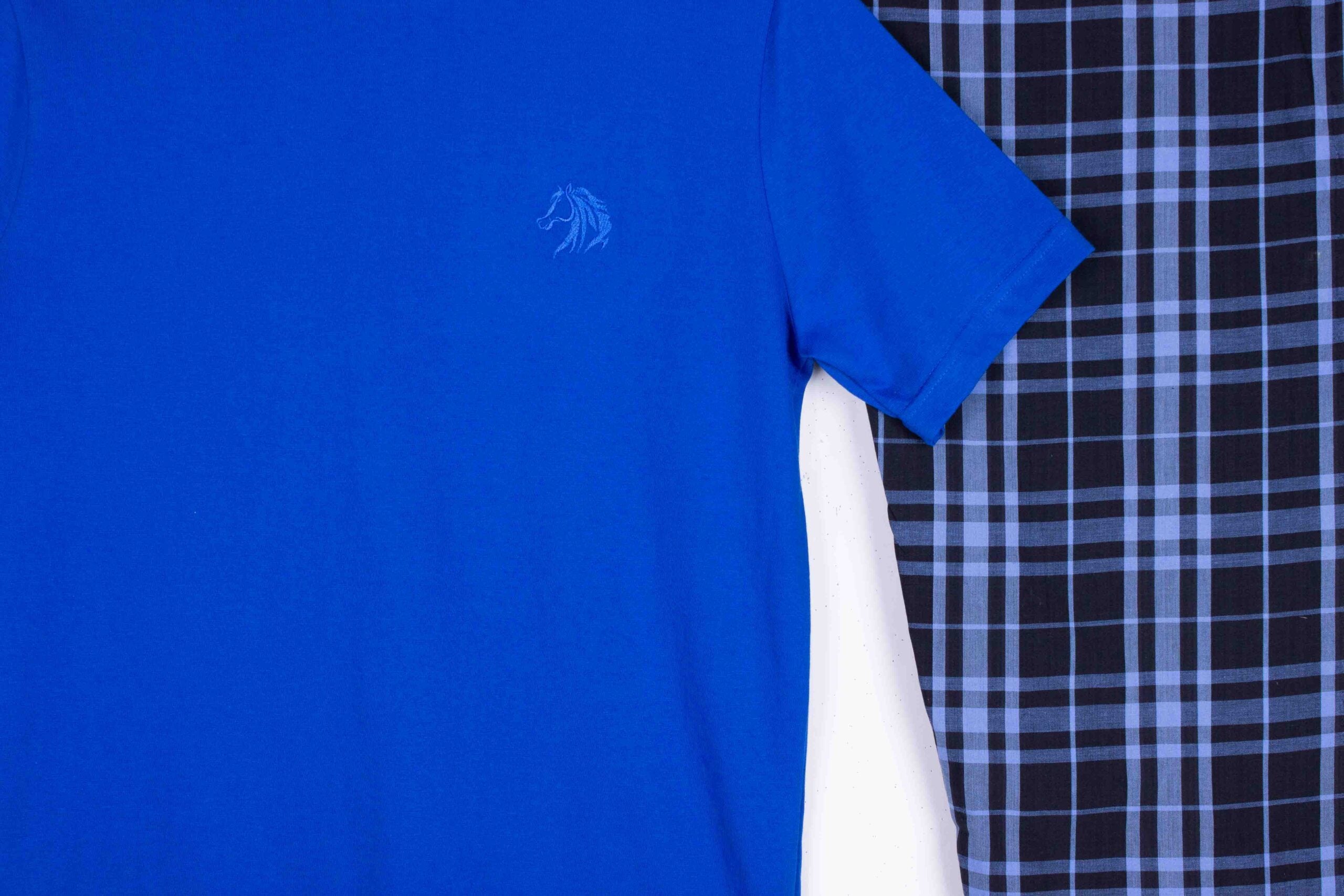 Royal Blue + Tartan Plaid (Match with Dads)