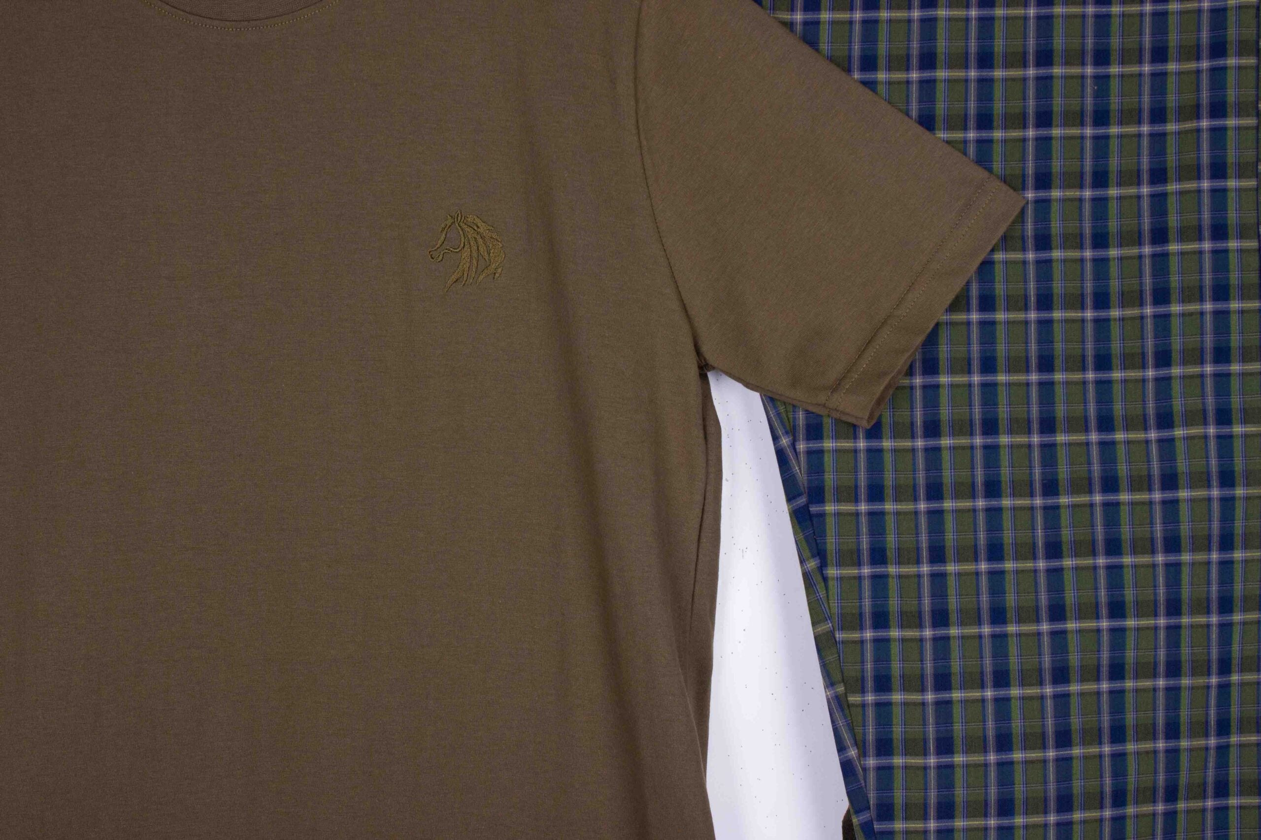 Olive Green + Blue Green Plaid (Match with Dads)