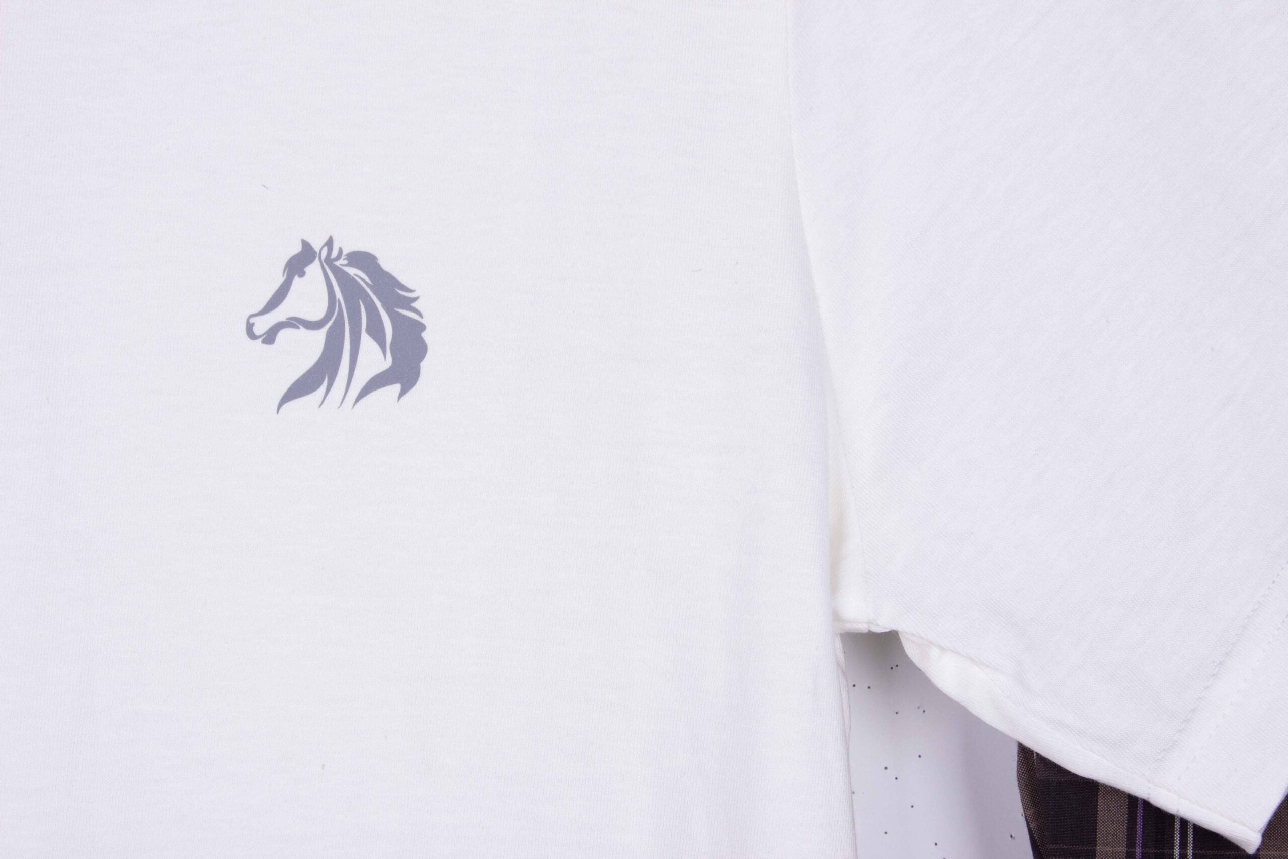 Pure White, Earth Tone Plaid