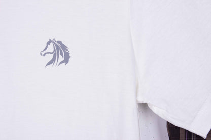 Pure White, Earth Tone Plaid