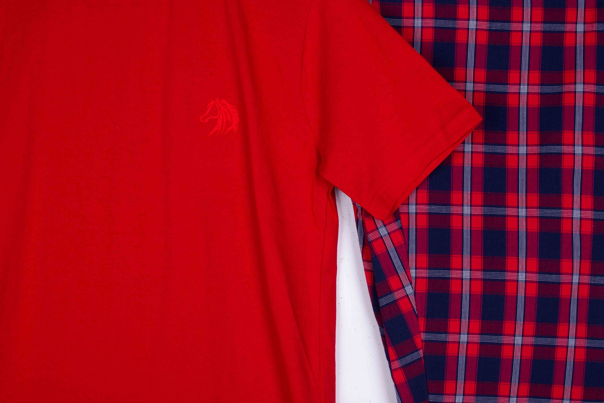 Cozy Red, RedNavy Tartan Plaid
