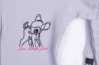 Cozy Thumper (Grey - Ribbed Cotton)