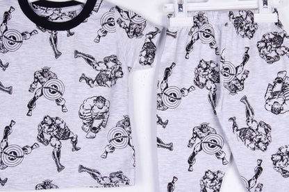 Greyscale Super Heroes
