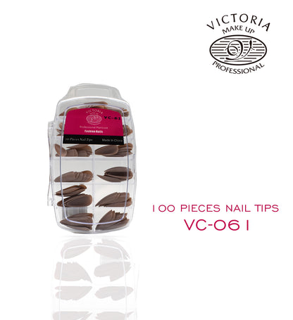 VICTORIA Nails 100Pcs Colouring { PS Case }