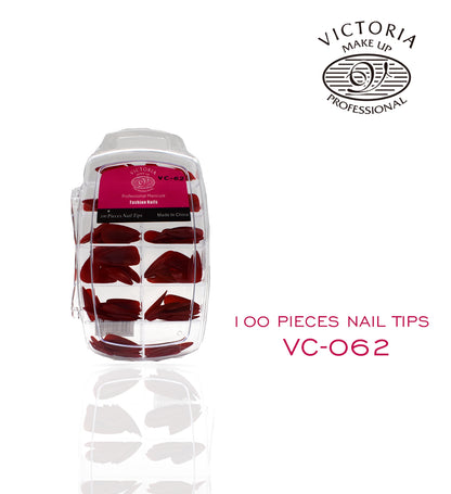 VICTORIA Nails 100Pcs Colouring { PS Case }
