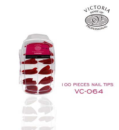 VICTORIA Nails 100Pcs Colouring { PS Case }