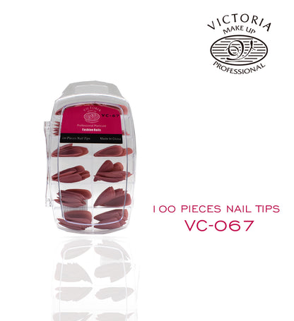 VICTORIA Nails 100Pcs Colouring { PS Case }