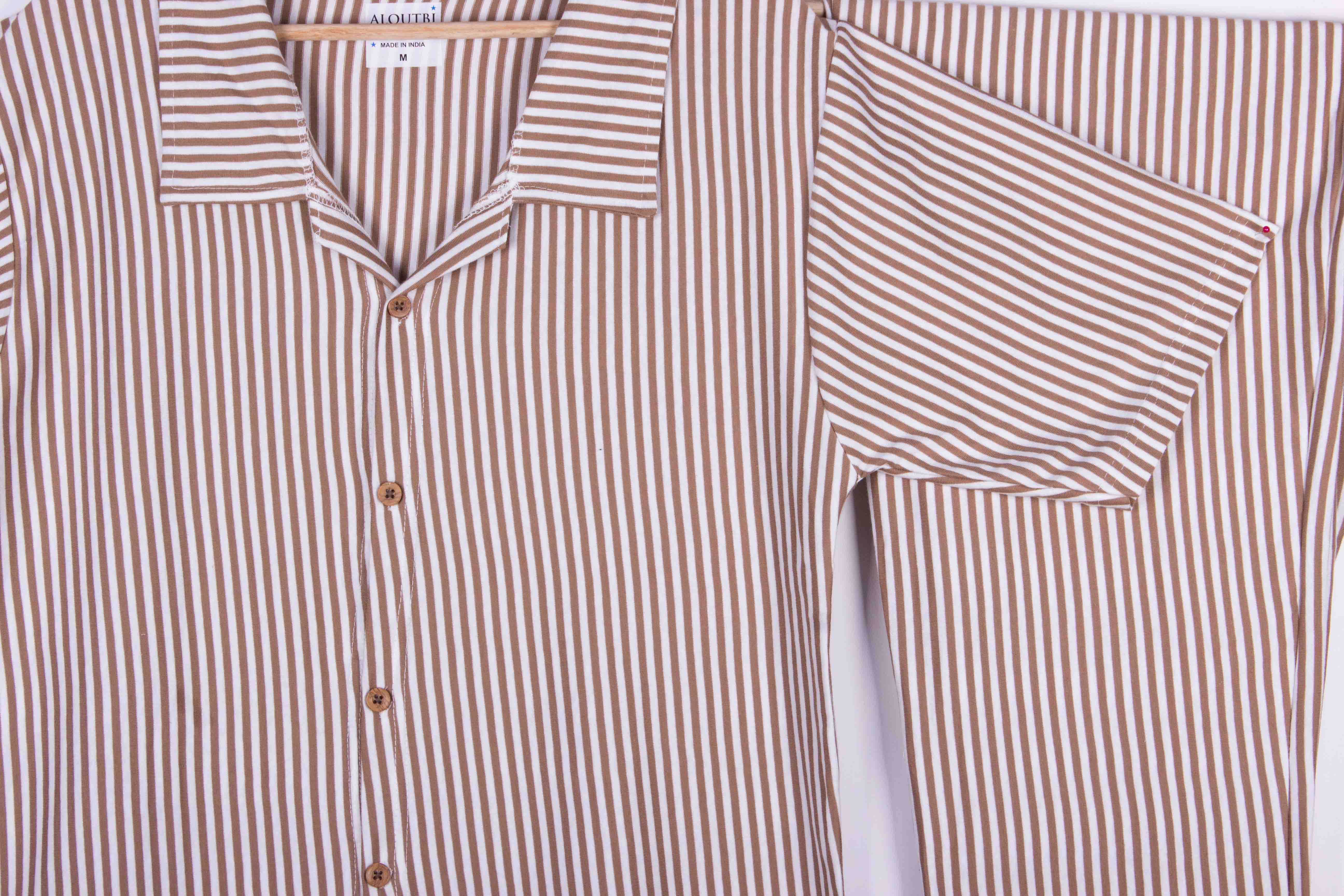 Classy Brown Stripe Lounge Set