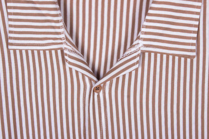 Classy Brown Stripe Lounge Set