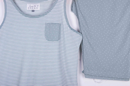 Striped Tank Top Bermuda