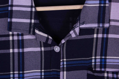 Purple Plaid Lounge Set