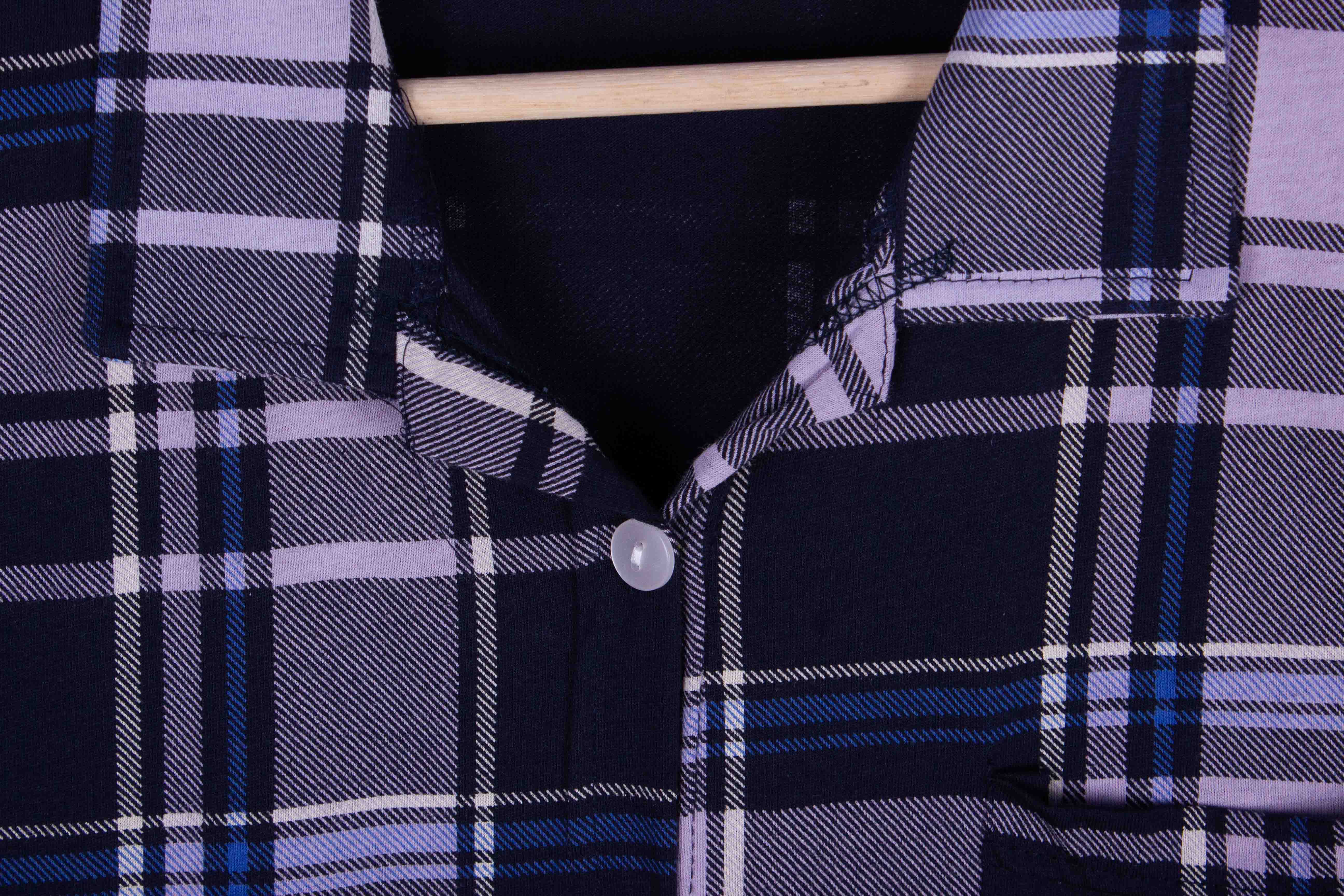 Purple Plaid Lounge Set