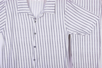 Light Grey Stripe Lounge Set