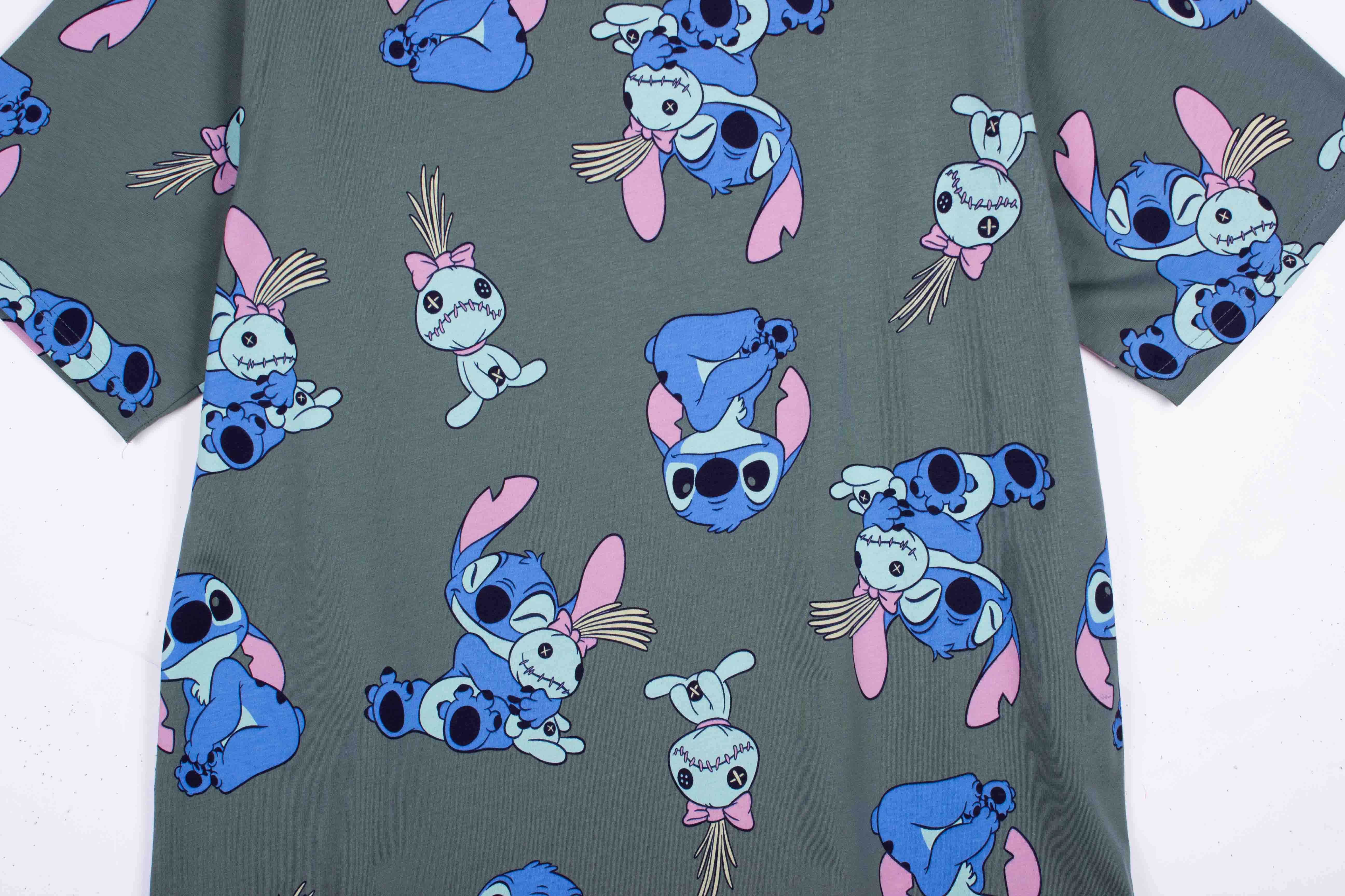 Navy Green Stitch