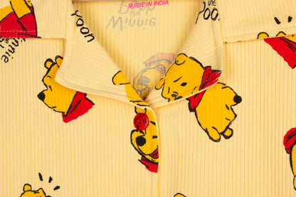 New Winnie Pooh (Button Ups Ribbed)
