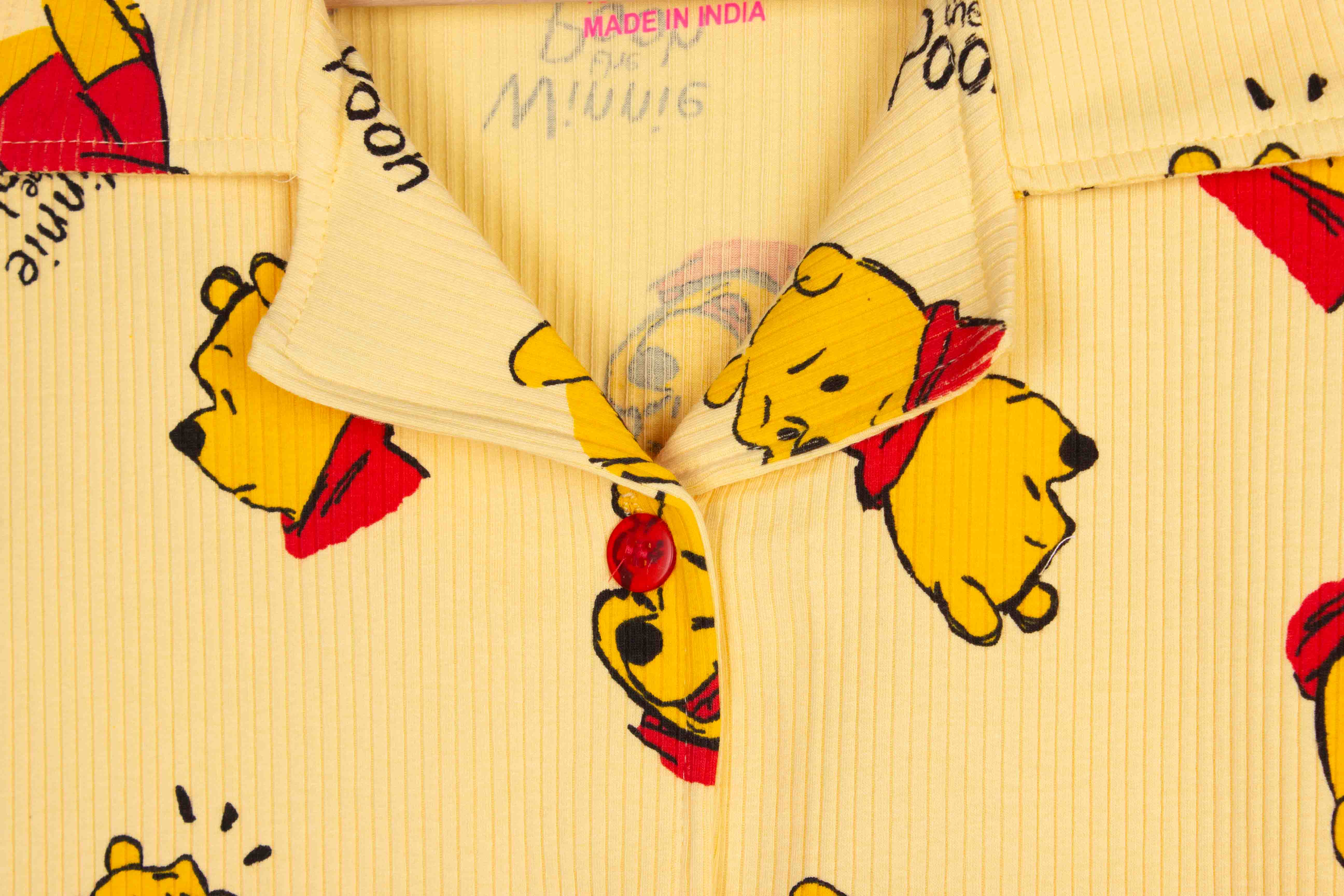 New Winnie Pooh (Button Ups Ribbed)