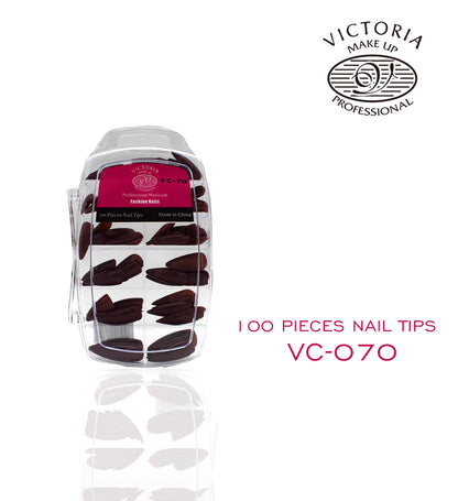 VICTORIA Nails 100Pcs Colouring { PS Case }