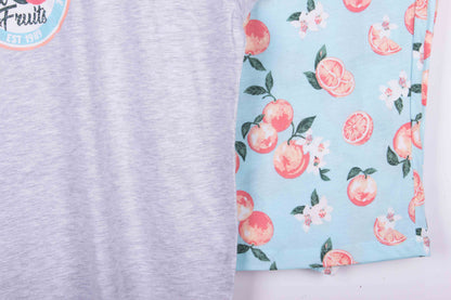 Cute Grey Grapefruit Set