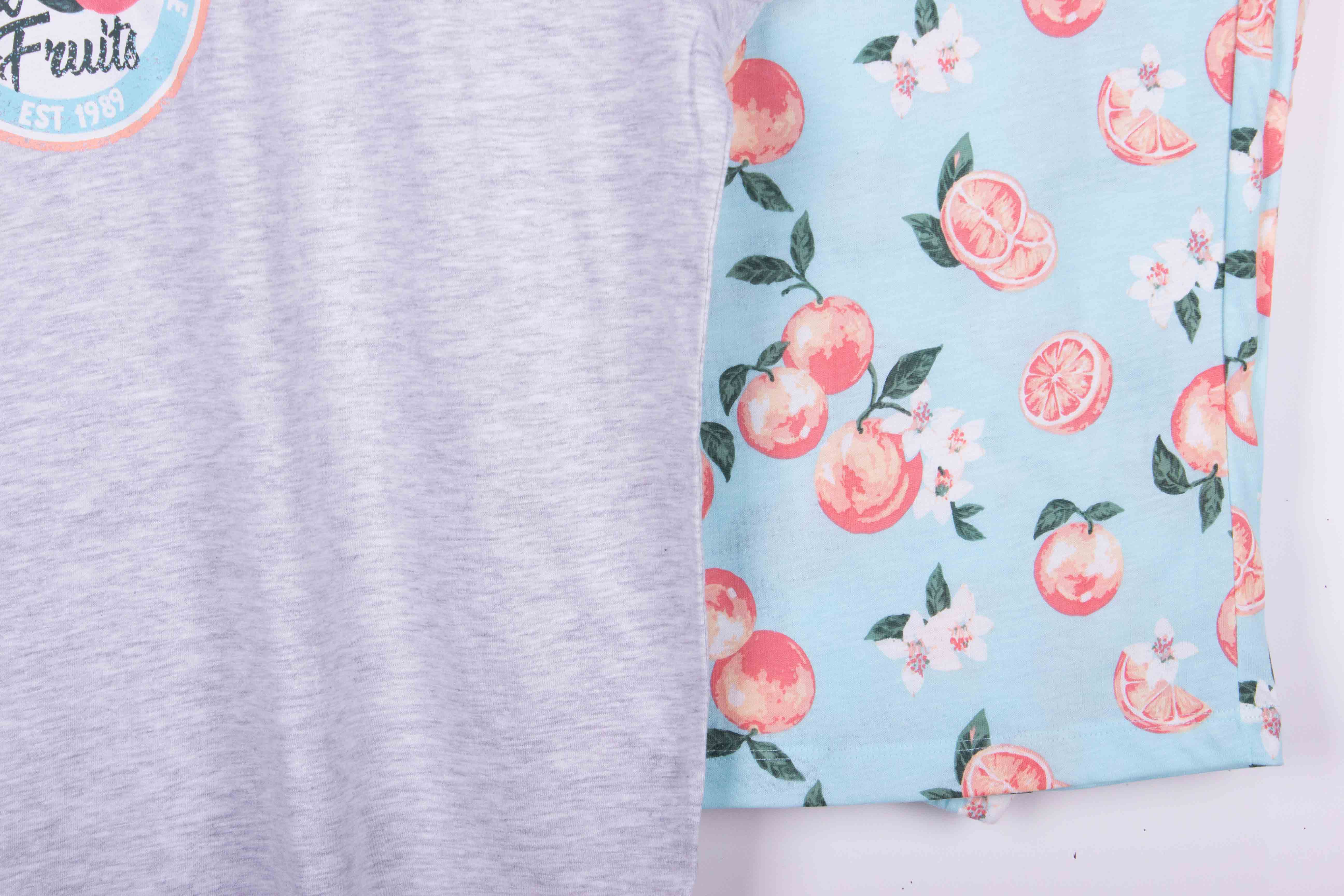 Cute Grey Grapefruit Set
