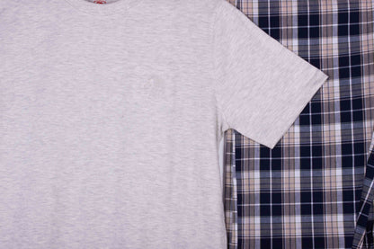 Heather Grey Navy Sand Tartan Pajamas