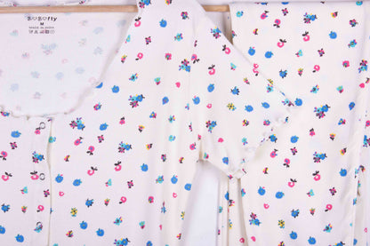 White Ditsy Floral Set
