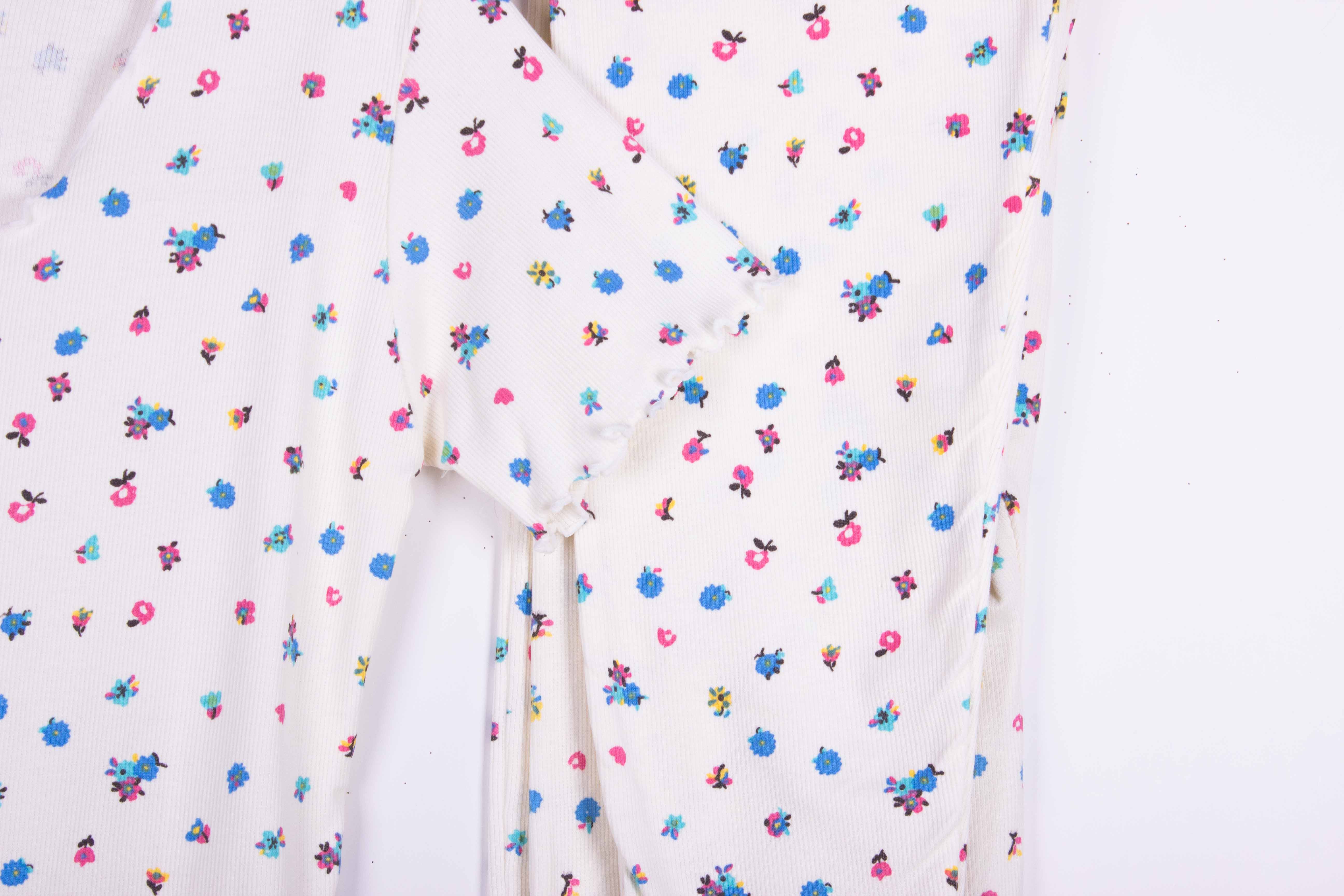 White Ditsy Floral Set