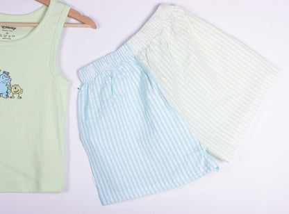 Multicolor Monsters Inc Shorts