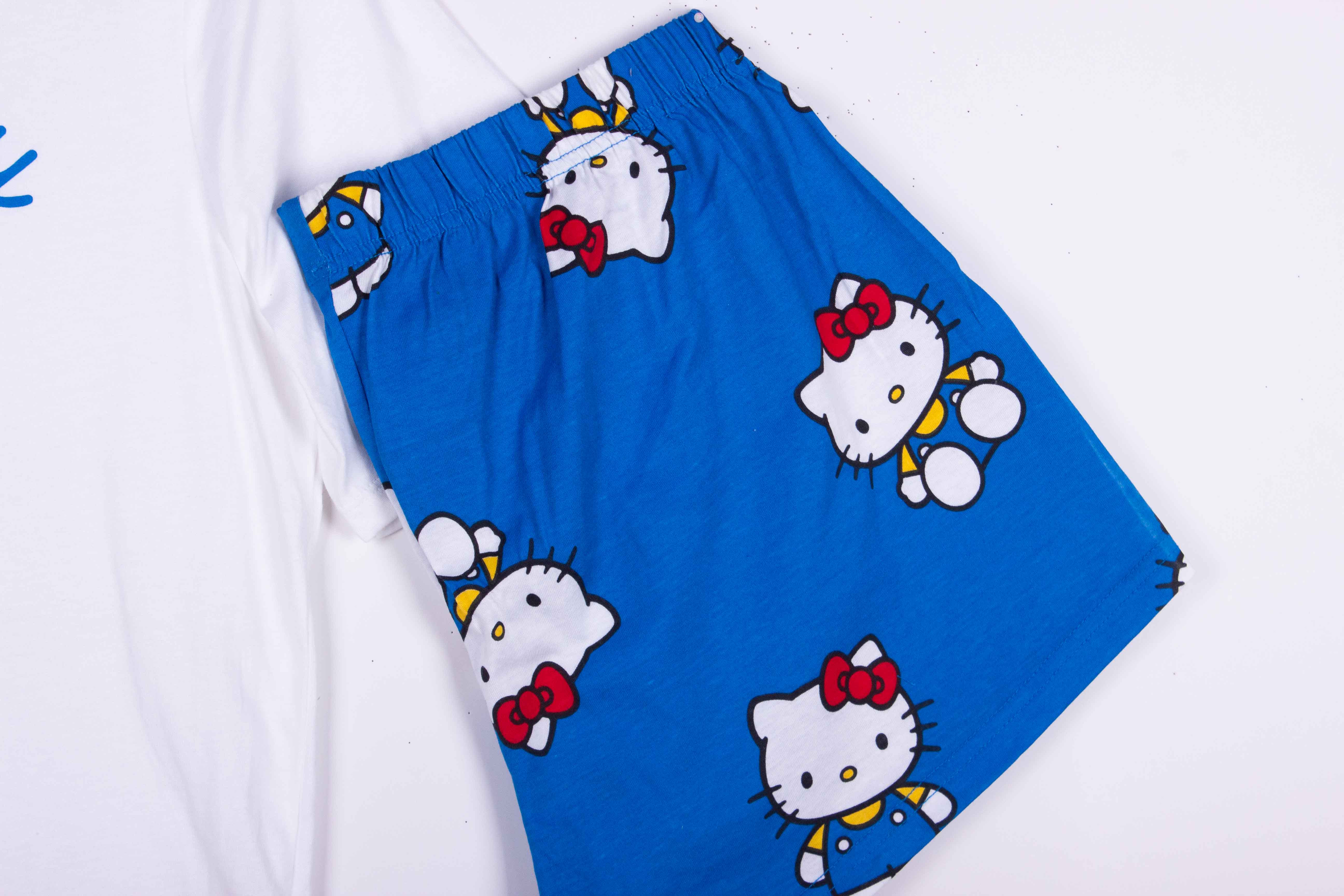 Hello Kitty in Blue Shorts