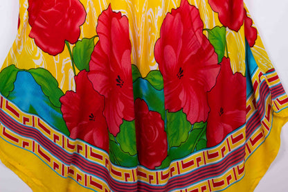 Hibiscus Sunrise Dress (Soft Cotton)