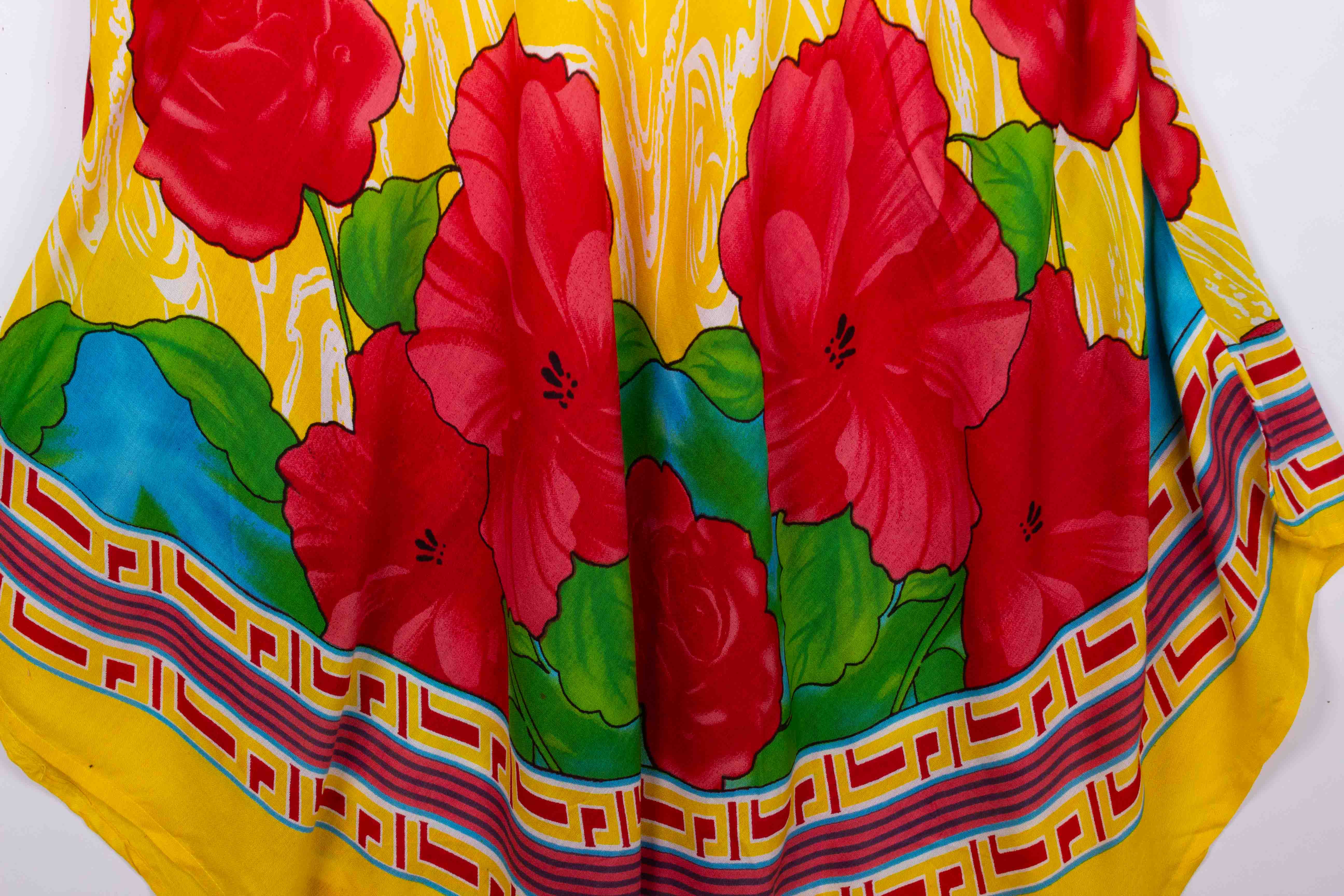 Hibiscus Sunrise Dress (Soft Cotton)
