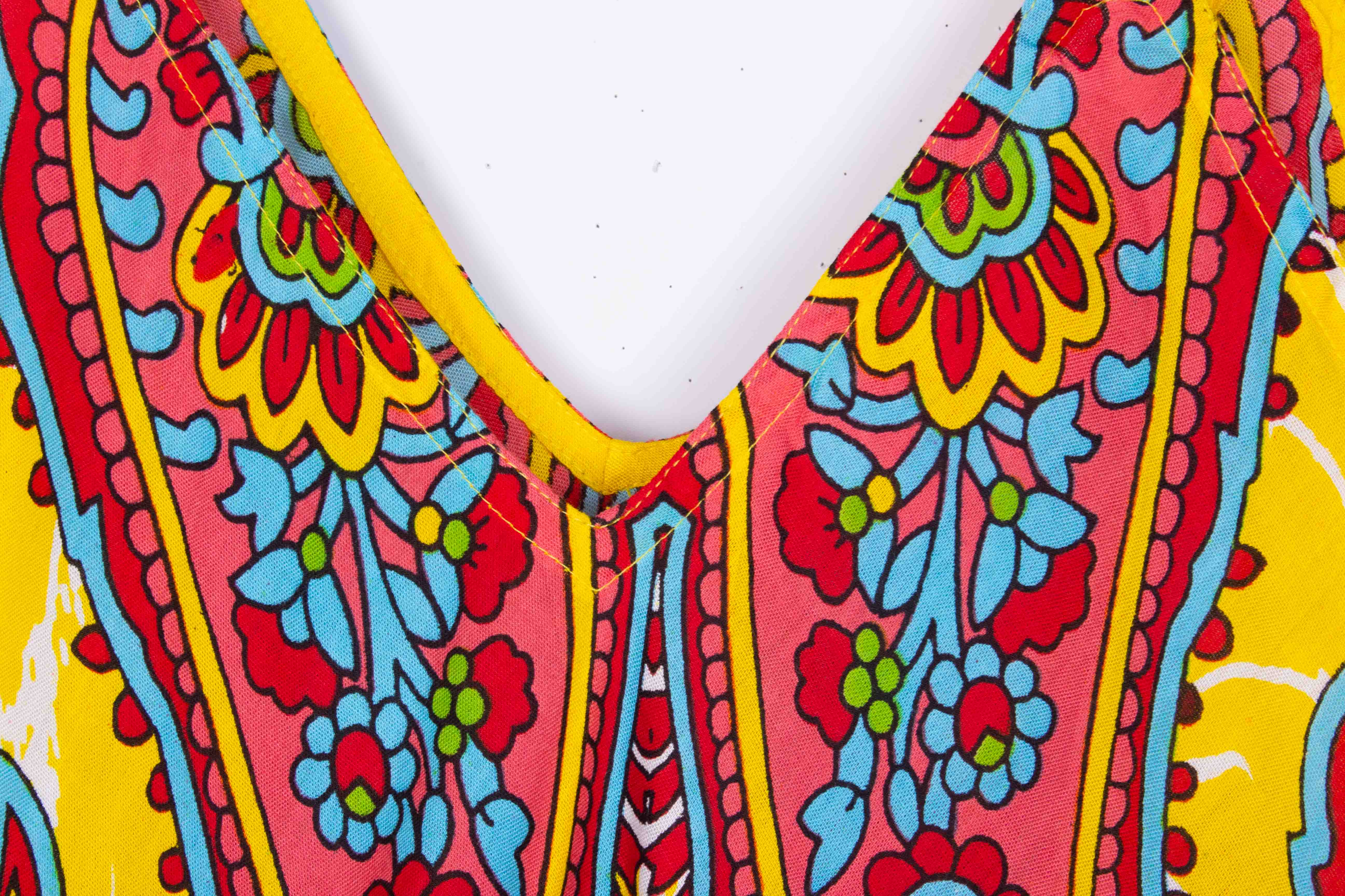 Hibiscus Sunrise Dress (Soft Cotton)