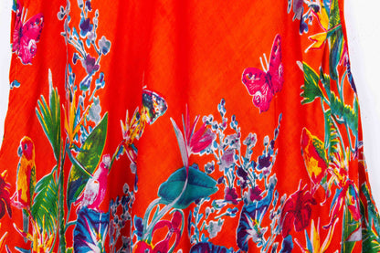 Vibrant Butterfly Dress (Soft Cotton)