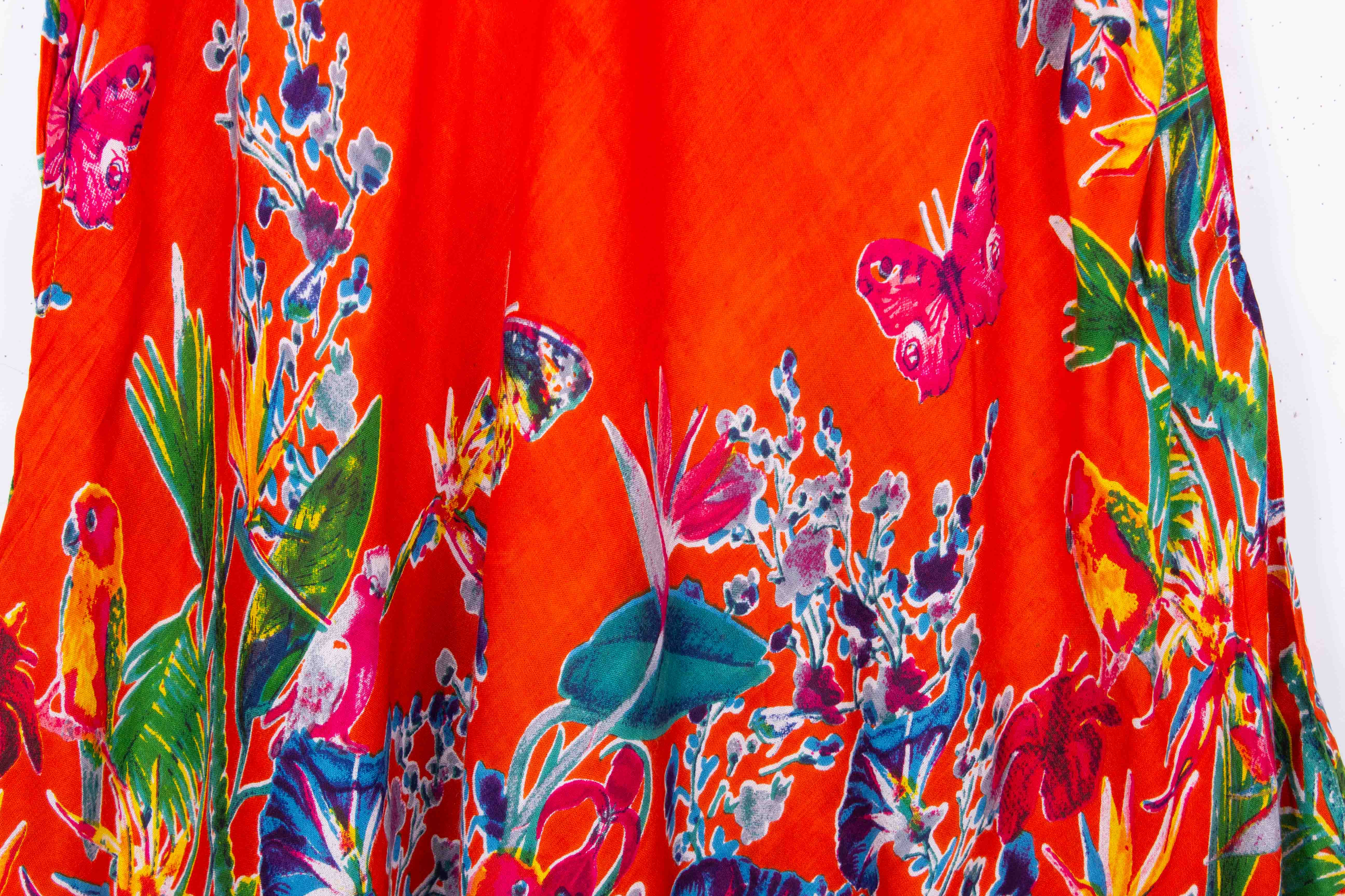 Vibrant Butterfly Dress (Soft Cotton)