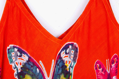 Vibrant Butterfly Dress (Soft Cotton)